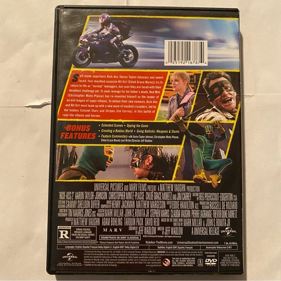 Kick Ass 2 Movie DVD - Picture 2 of 2